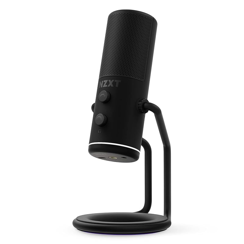 

NZXT CAPSULE BLACK cardioid usb microphone AP-WUMIC-B1 SP1008