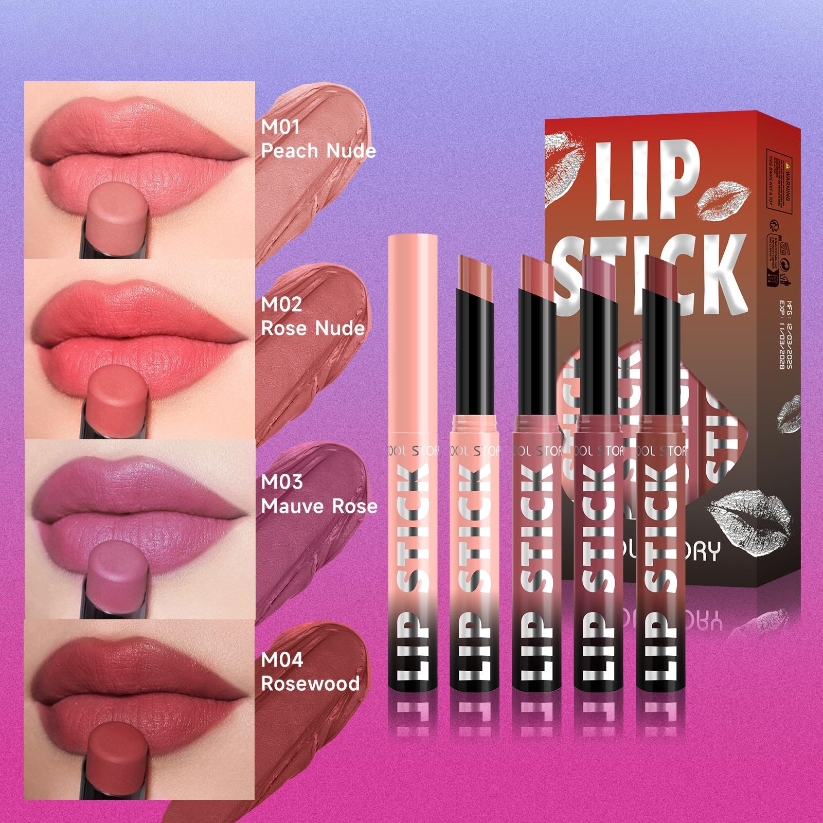 4 шт./кор. Зеркальное стекло, твердый набор для губной помады, макияж, легкий блеск для губ, увлажняющая помада, набор для помады, масло для губ, карандаш для губ A