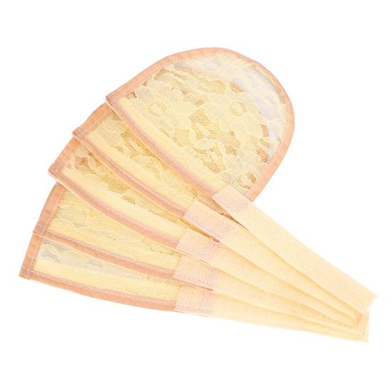 

Yousheng 5 шт. Сетка для парика-хвоста, регулируемый ремешок на липучке, женский, для девочек, наращивание волос-хвоста, плетение, сетчатая лента с цветочным кружевом, аксессуары для волос бежевый