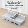 Power Supply USB HUB Clamp USB3.2/3.0/2.0 High Speed HUB Expansion Dock  External Connectivity