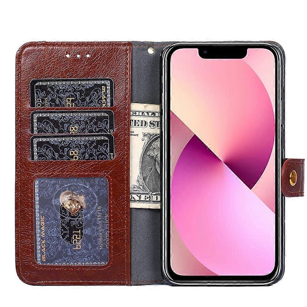 For iPhone 14 Pro Max Zipper Bag Leather Phone Case