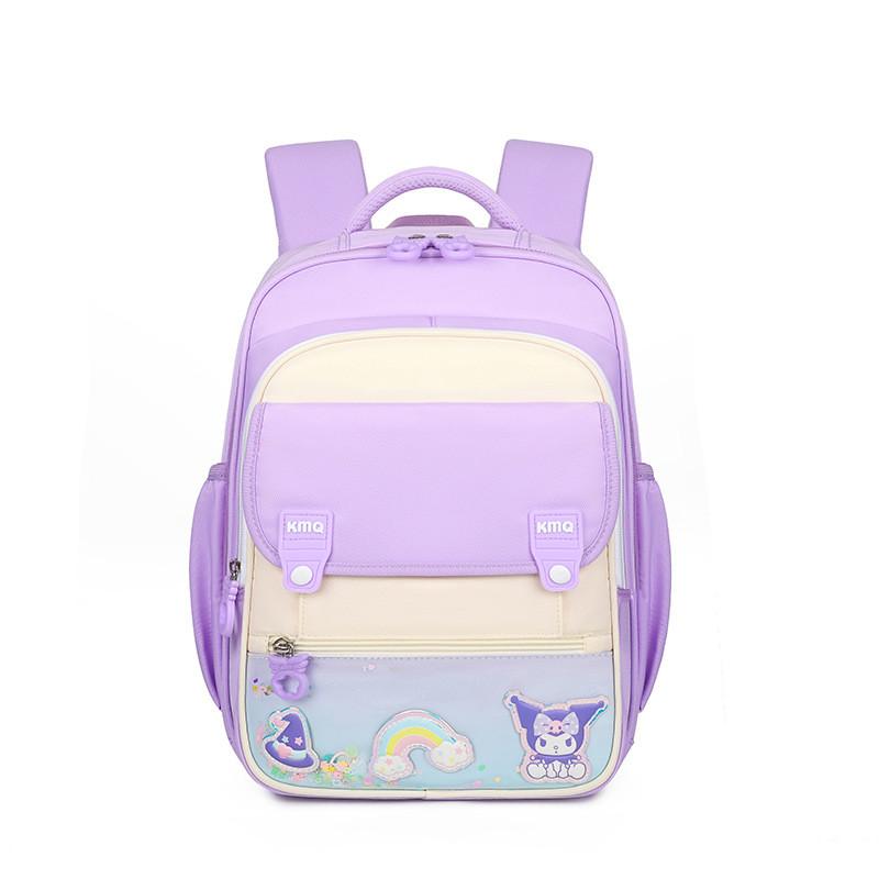 Spacious Cheerful And Nylon Backpack For First And Second Graders With Unique Designs