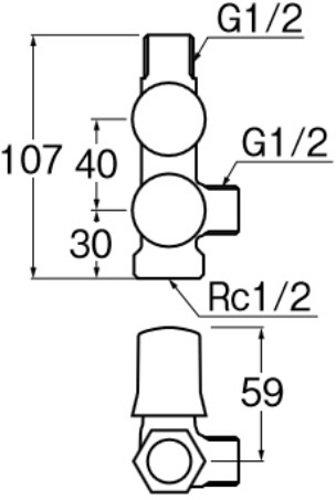 SANEI Smart Header, Right Branch, B3111-R-13
