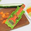 Cocororo Peeler Dual Julienne Slicer Vegetable Fruit Peeler Multifunctional Kitchen Supplies for Carrot Potato Orange Lemon