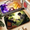 Anime N-narutoS Classic Carpet Bathroom Anti-slip Mat Door Mat Home Decoration Mat Entrance Door Mat Scratch-resistant Door Mat