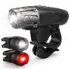 Mountain Bike USB Rechargeable Headlights, 300 Lumens - Bicycle Warning Lights for Night Riding