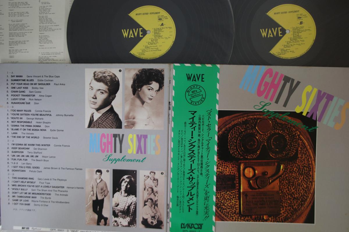 

LP Record VARIOUS - Mighty Sixties Supplement SFPL866012 WAVE Japan Obi Pop Used