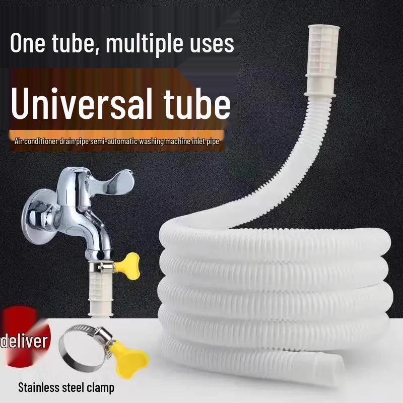 Explosion-Proof Corrugated Drain & Inlet Hose for Air Conditioners & Washing Machines