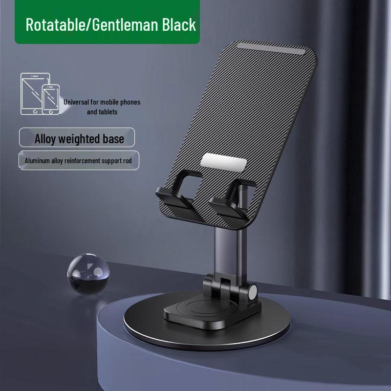 Вращающаяся на 360° регулируемая подставка для телефона с металлической основой - Портативная и складная No Specification