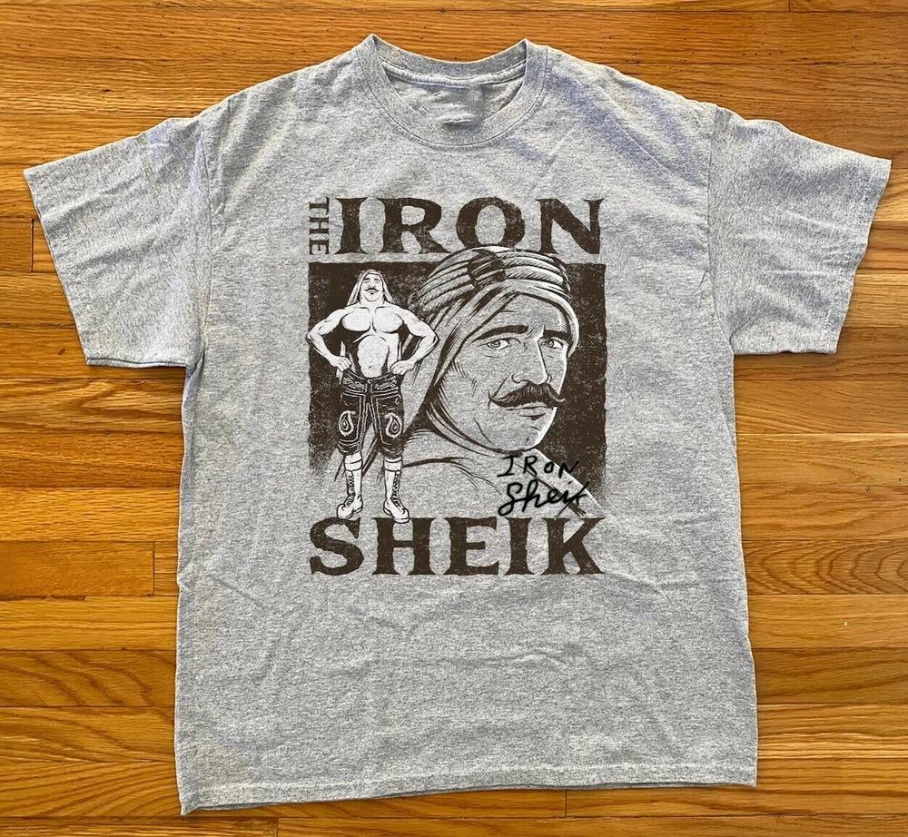 Железный Шейх 1942 2023 Подарок Для Фаната Спорт Серый S-2345XL Унисекс Футболка CM045 Унисекс Футболка XXL