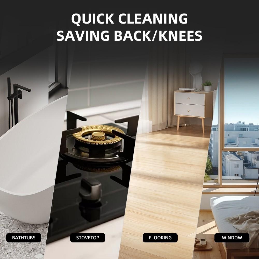 9 in 1 Handheld Floor Power Cleaning Tool Multifunctional Electric Cleaning Brush LED Display Electric Spin Scrubber