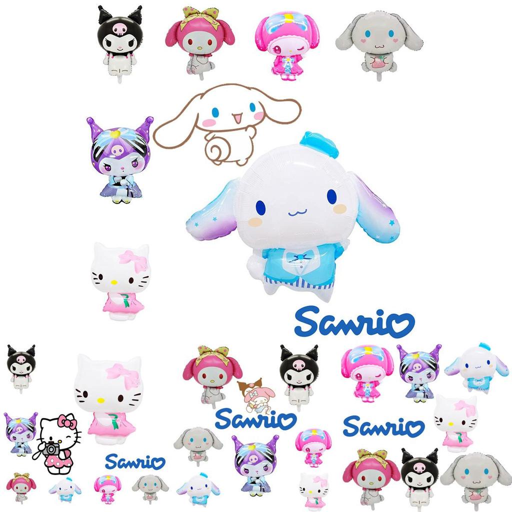 Colorful Sanrio Character Aluminum Foil Balloons For Kids' Birthday Party Decorations Unique And Magical!