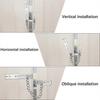Stainless Steel Door Security Chain: Brushed, Anti-scratch, with Screws, Home/hotel