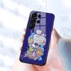 D-dragon Q-Quest Slime Phone Case For Samsung S26 S25 S24 FE S23 S22 S21 Plus S20 Ultra Note20Ultra Black Glass Cover