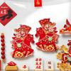 Year of the Horse 2026 Door Sticker Adhesive Holiday Decoration Year of the Horse Wall Decal Year of the Horse Door Decals