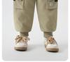 European Boys' Thickened Cotton Workwear Pants, Winter 2025 - Warm Toddler Long Pants, New Children's Clothing