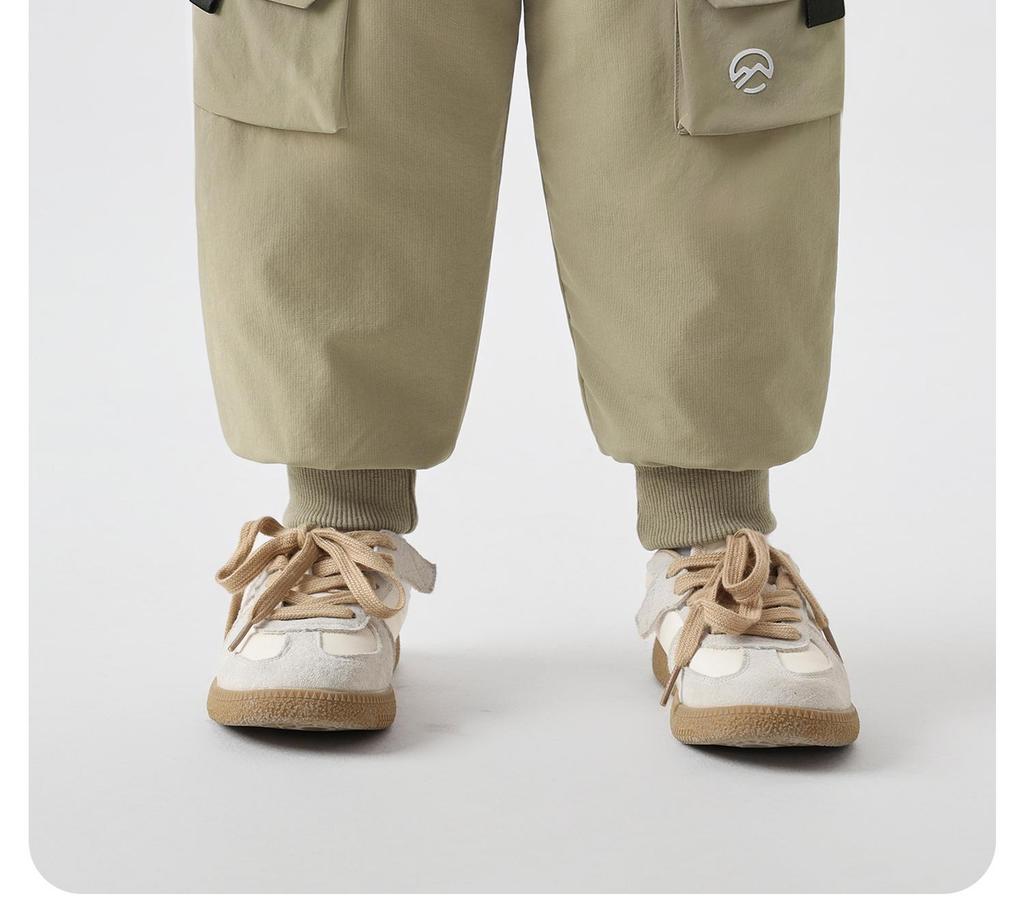 European Boys' Thickened Cotton Workwear Pants, Winter 2025 - Warm Toddler Long Pants, New Children's Clothing