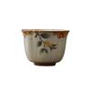 Ru Kiln Rich Cinnamon Orchid Teacup Osmanthus Master Cup Ceramic Tea Tasting Cup Personal Tea Bowl Tea Cup Kung Fu Tea Set