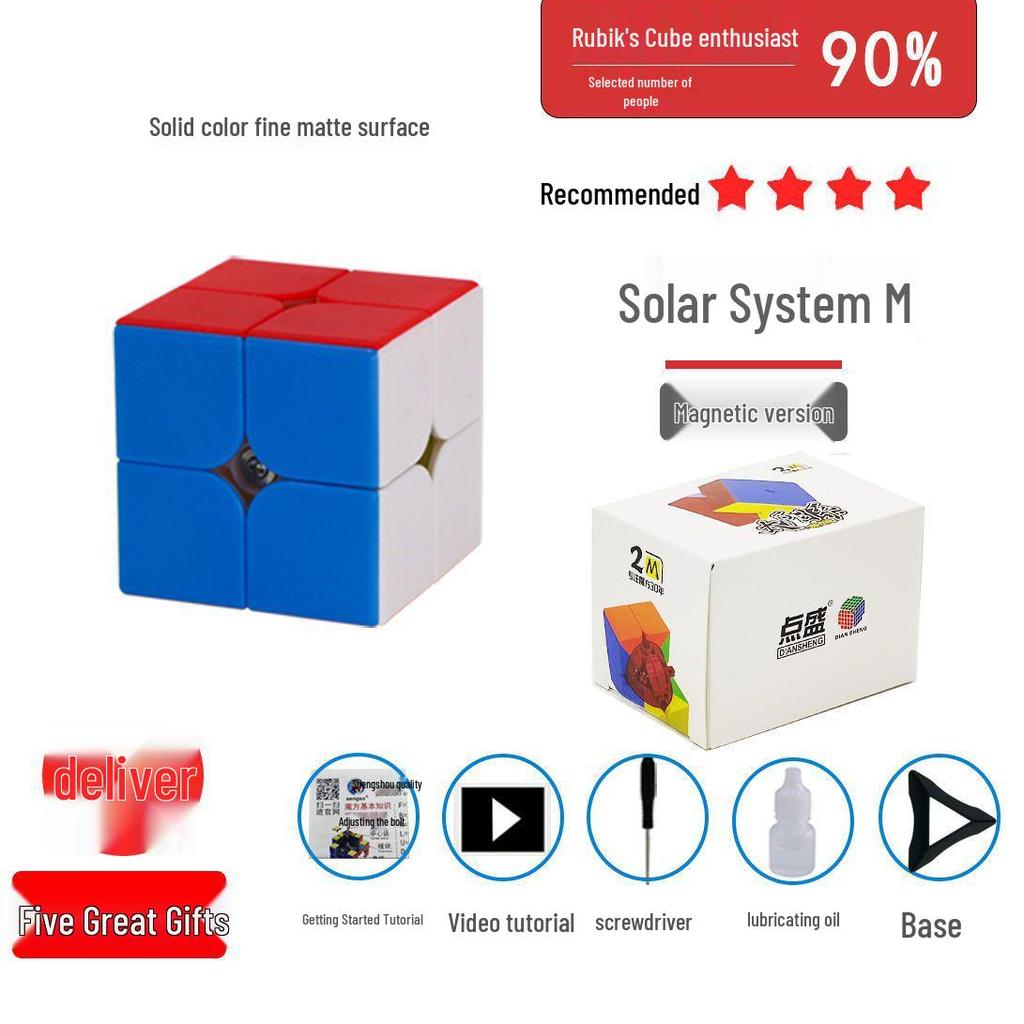 Shengshou 3x3 Magnetic Speed Cube for Competition and Beginner Students