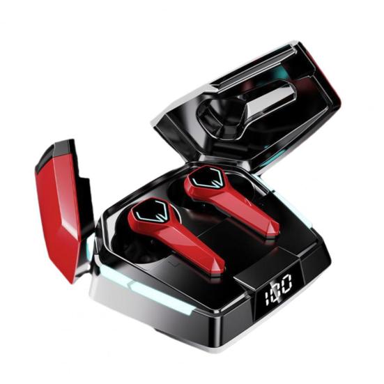 

Беспроводные наушники JX10 HiFi Внутриканальные с поддержкой Bluetooth 5.3 Нулевая задержка Киберспортивная игровая гарнитура Наушники для спорта фитнеса пеших прогулок бега English version красный