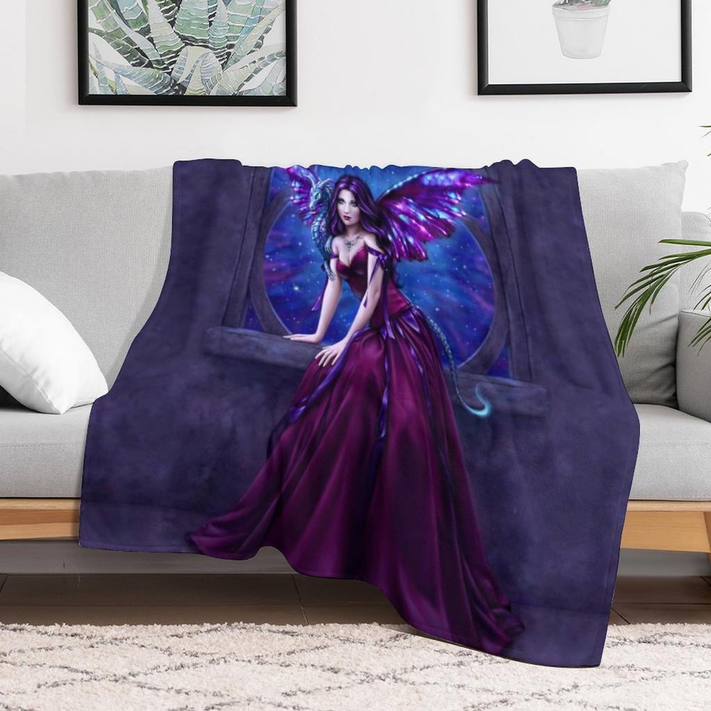 Andromeda Dragon Throw Blanket Cozy Throw Blanket for Bed Sofa Chair