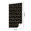 Black and Gold Tropical Pattern Wallpaper In Black, Ochre and Brown 50x1000