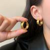 Temperament Metal Circle Ear Buckle Women's Personality Earrings 2025 Ears