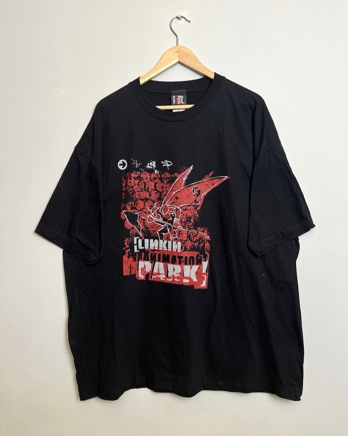 00s Linkin Park Reanimation Vintage NuMetal Band Tees Giant 2xl black Unisex T-Shirt XXXL