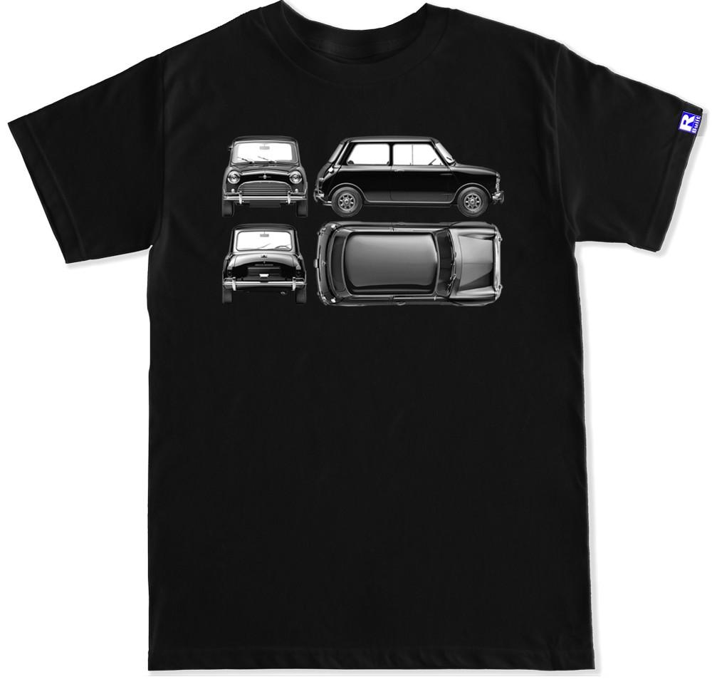 Austin Mini VTEC Cooper Classic Mini Morris VTEC Mini Men s Black T Shirt Unisex T-Shirt XL