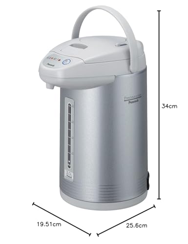 Peacock Electric Boiling Air Pot (Chlorine Remover), 3.0L, Satin Gray, WCI-30(HS)