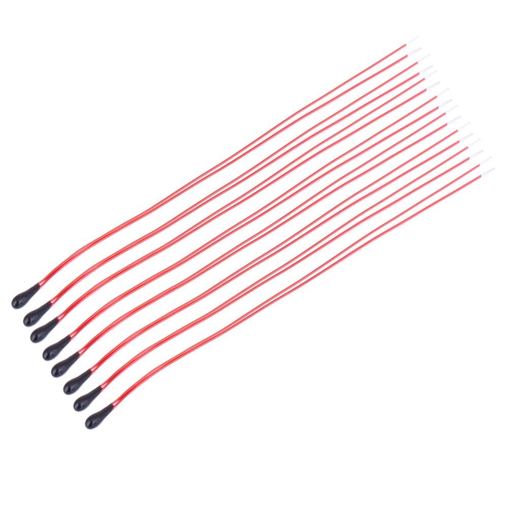 10PCS 5K/10K Temperature Sensor 60mm NTC Thermistor Thermistor Resistors  DIY Electronics