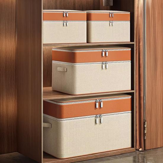 Yousheng Storage Box Double-Layer Design Large Capacity Versatile Wardrobe Storage Container Closet Organizer