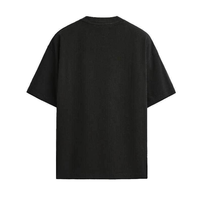 European Sizes Men'S Black Unicorn & Rainbow Graphic T-Shirt | Casual Crew Neck, Short Sleeve, Soft Breathable
