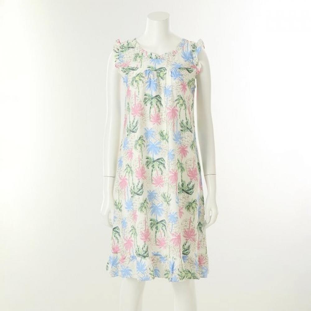 Venus Cool Nr Palm Print Women Dress Vevs112l CR/85