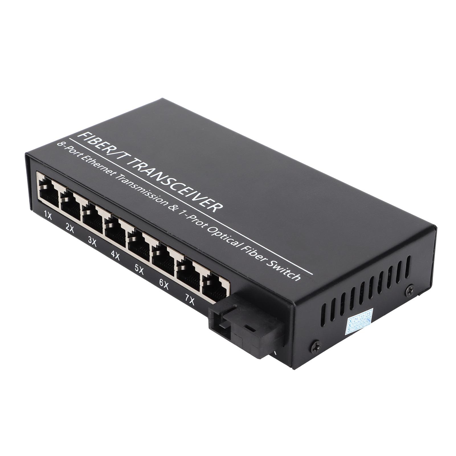 

Ethernet Media Converter Dual Interface RJ45 10 100 1000M SC3KM Single Mode Single Fiber