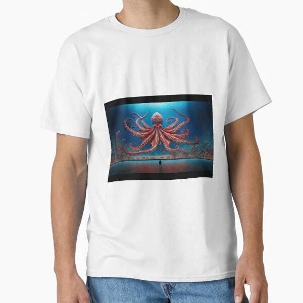 Kraken Encounteroceans Titan Classic Tshirt Made In Usaaus Tshirt S2xl S