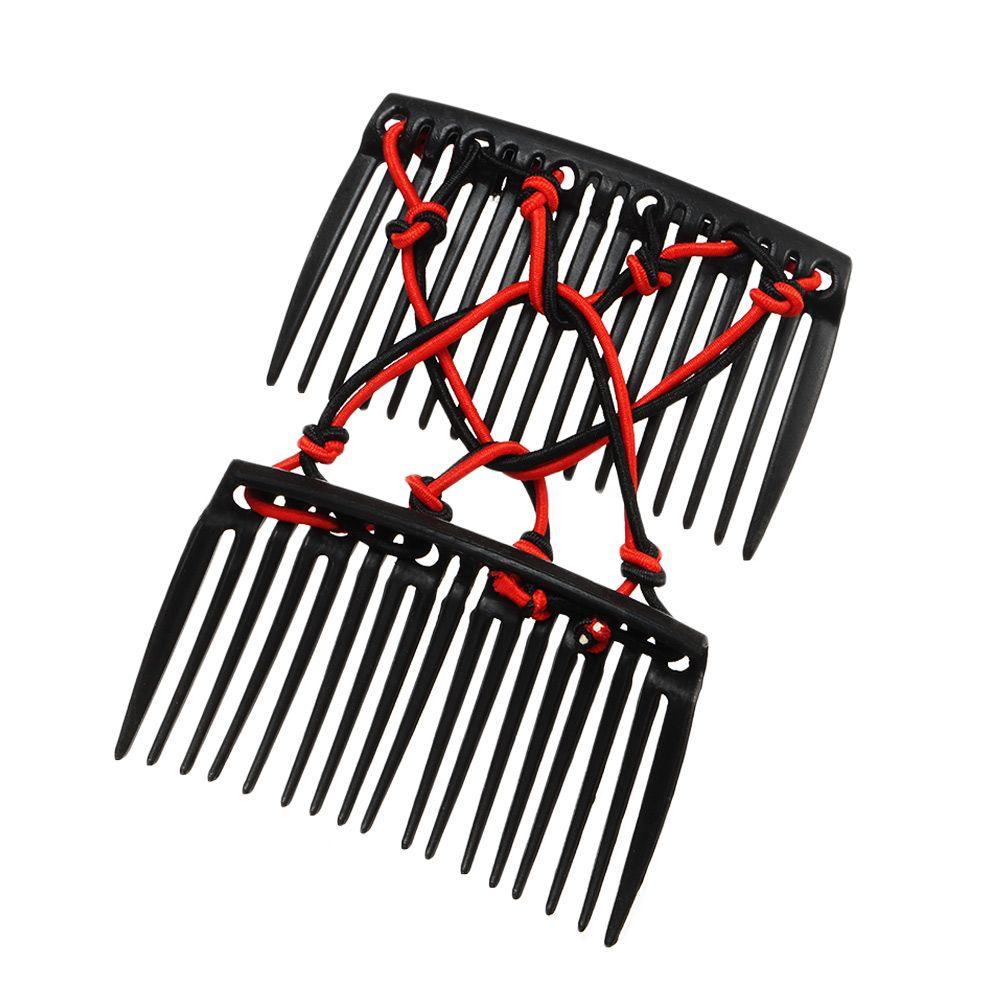 Women Black/Coffee Changeable Hair Rope Comb Hair pin Creative