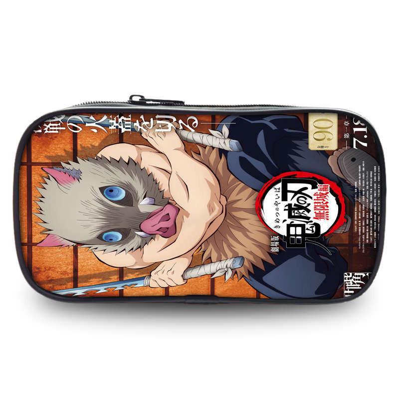 Demon Slayer Kimetsu No Yaiba Stationery Storage With Spacious Design For School And Gift Use