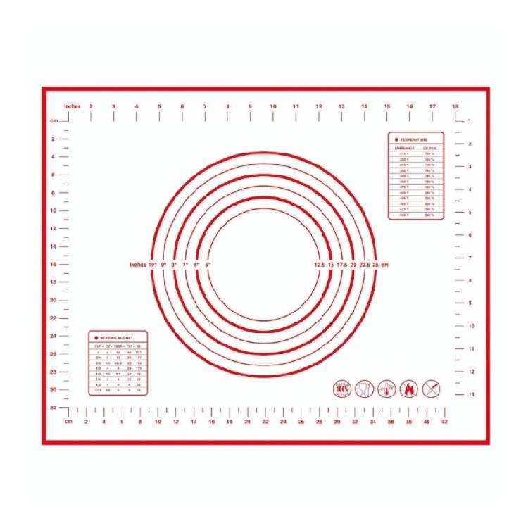 Professional Grades Silicone Pastry Sheet Nonslip Heat Resistant Surfaces Microwave Safe Compact Storage Solution