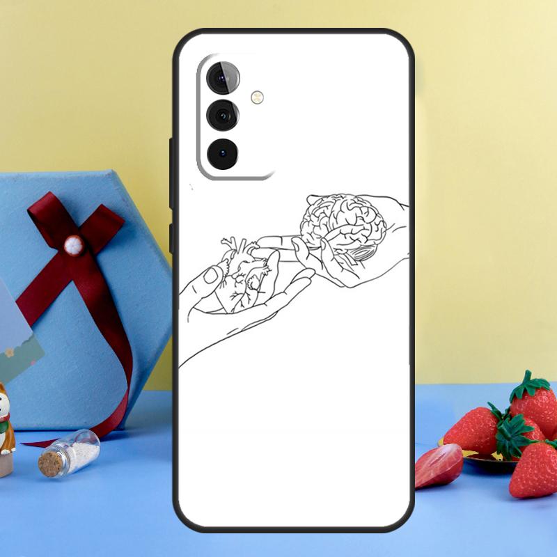 Cartoon Doctor Nurse Case For Samsung Galaxy A52 A32 A22 A12 A14 A24 A34 A54 A53 A33 A13 A15 A25 A51 A71 Cover