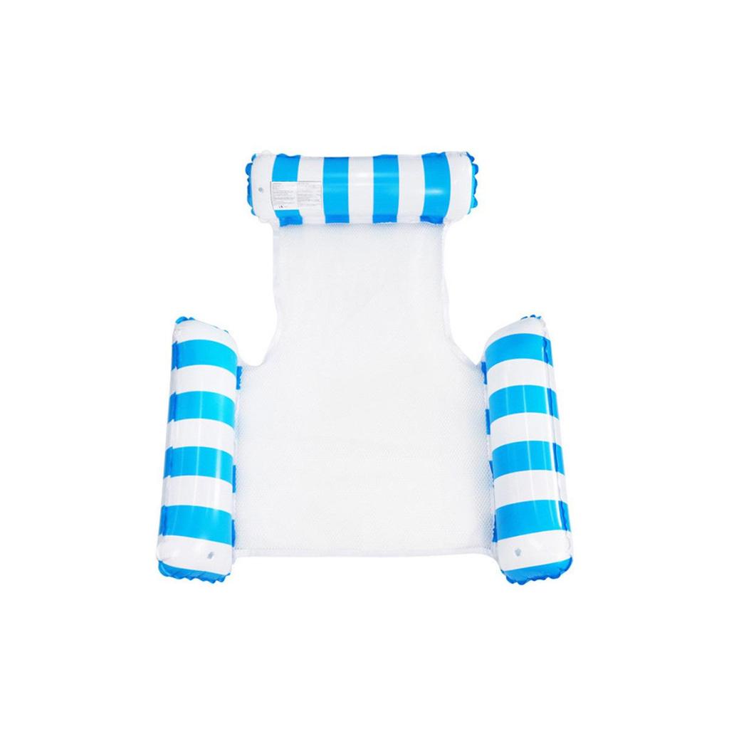 Exclusive Three-Tube Inflatable Water Floating Bed for Adults - Thickened PVC, Foldable Design