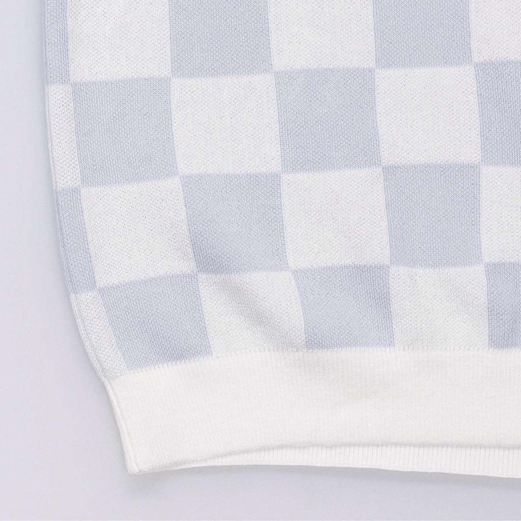 Nike Men's Sportswear Club Checkered Pattern Quick-Dry Breathable Polo Collar Short Sleeve Shirt Sail FN3423-133