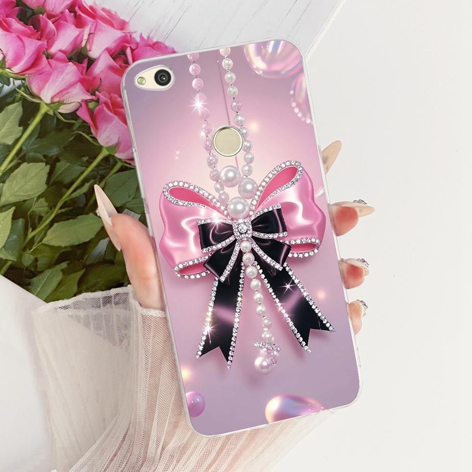 For Huawei P8 Lite 2017 Case Honor 8 Lite Luxury Flower Butterfly Painted Cover Soft Silicone Case For Huawei P9 Lite 2017 Shell