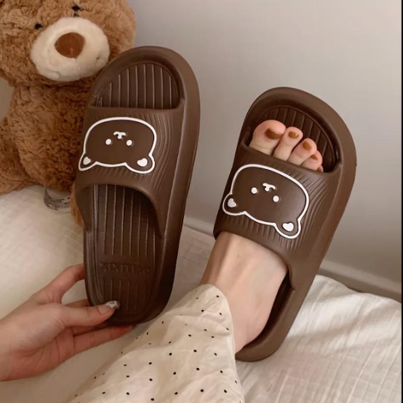 GUAIKEAI Unisex Bear House Slippers