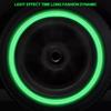 4Pcs Luminous Car Tire Valve Cap Fluorescent Night Glowing Decor Motorcycle Bike Wheel Nozzle Dustproof Tyre Valve Stem Caps