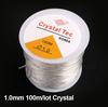 100m/Roll Elastic Crystal Jewelry Cord Beading String Strong Stretchy Thread Cords for DIY Necklace Bracelet Jewelry Making