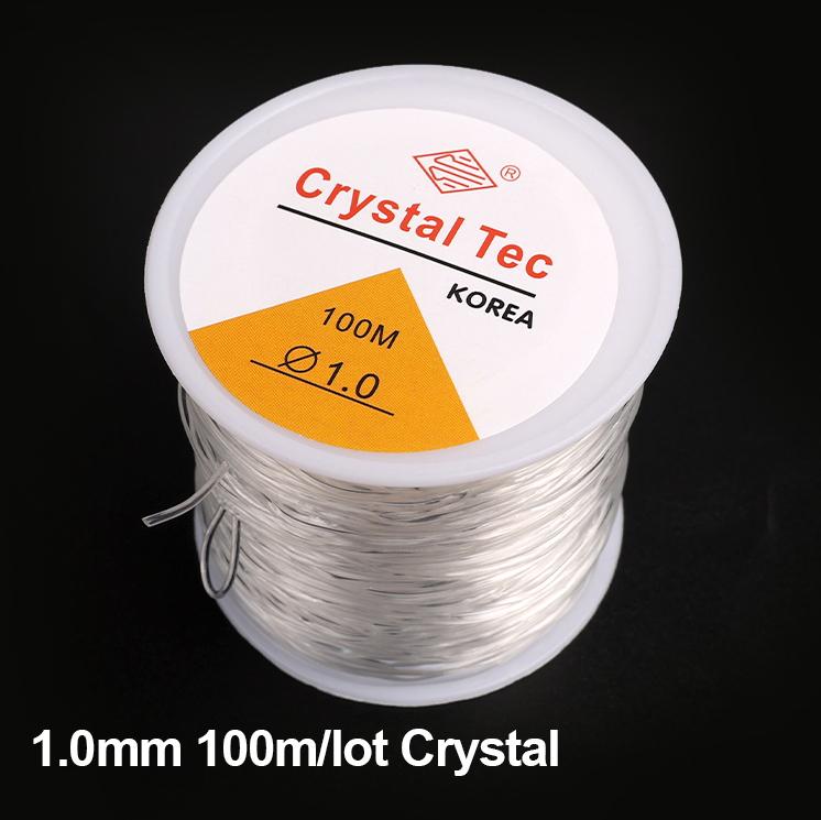 100m/Roll Elastic Crystal Jewelry Cord Beading String Strong Stretchy Thread Cords for DIY Necklace Bracelet Jewelry Making