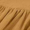 Women's Button Down Cotton Linen Vintage Casual Long Sleeve Dress