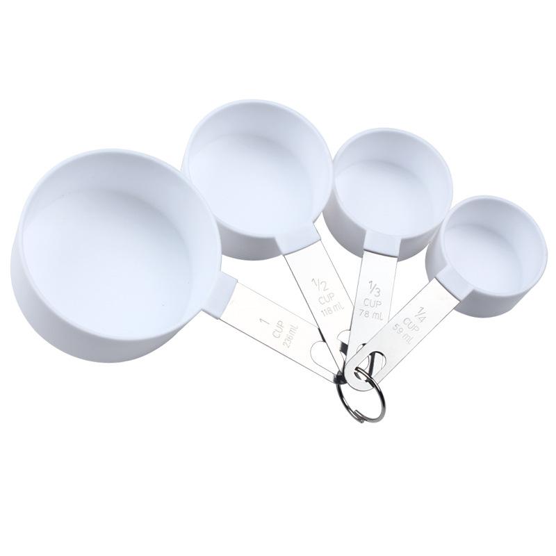 4 Piezas Cuchara/Taza Medidora Cucharadita Cuchara Multiusos Horneado de Pasteles Harina Taza Medidora de Alimentos Herramientas de Cocina para el Hogar