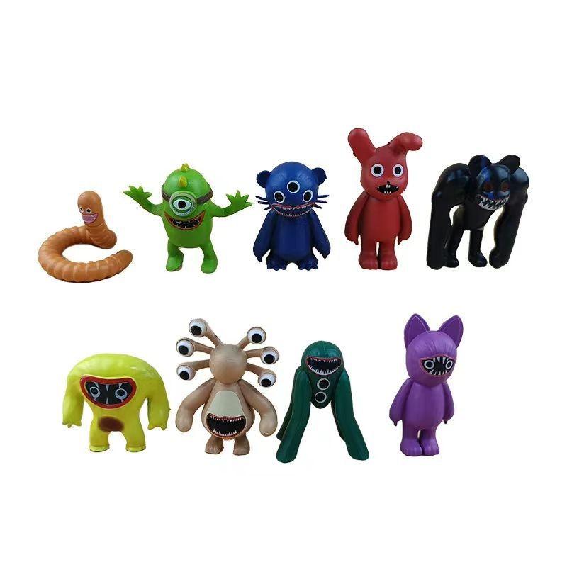 Delightful Pvc Monster Figurines Set Featuring Nine Unique Scary Characters Perfect For Collectors